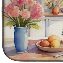 Load image into Gallery viewer, Decorating Easter Giant Schnauzer Dish Drying Mat