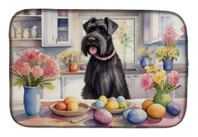 Load image into Gallery viewer, Decorating Easter Giant Schnauzer Dish Drying Mat