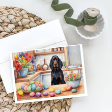 Load image into Gallery viewer, Decorating Easter Gordon Setter Greeting Cards - Blank Note Cards – 8-Pack of Artist-Designed Cards with Envelopes