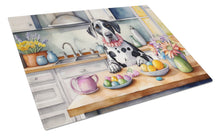 Load image into Gallery viewer, Decorating Easter Great Dane Glass Cutting Boards – Durable, Decorative Kitchen Art