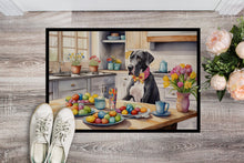Load image into Gallery viewer, Decorating Easter Great Dane Doormat-24x36 Indoor / Outdoor Rug | Made in USA