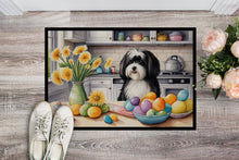 Load image into Gallery viewer, Decorating Easter Havanese Doormat