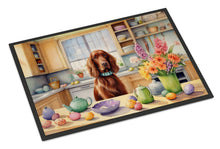 Load image into Gallery viewer, Decorating Easter Irish Setter Doormat