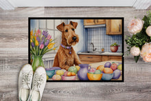 Load image into Gallery viewer, Decorating Easter Irish Terrier Doormat-24x36 Indoor / Outdoor Rug | Made in USA
