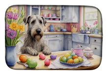 Load image into Gallery viewer, Decorating Easter Irish Wolfhound Dish Drying Mat