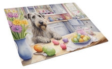 Load image into Gallery viewer, Decorating Easter Irish Wolfhound Glass Cutting Boards – Durable, Decorative Kitchen Art