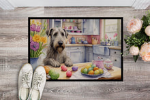 Load image into Gallery viewer, Decorating Easter Irish Wolfhound Doormat - 18X27 Indoor / Outdoor Rug | Made in USA