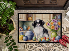 Load image into Gallery viewer, Decorating Easter Japanese Chin Doormat