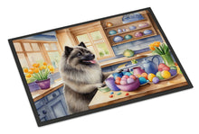 Load image into Gallery viewer, Decorating Easter Keeshond Doormat-24x36 Indoor / Outdoor Rug | Made in USA