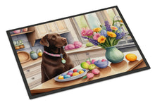 Load image into Gallery viewer, Decorating Easter Chocolate Labrador Retriever Doormat-24x36 Indoor / Outdoor Rug | Made in USA