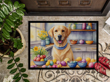 Load image into Gallery viewer, Decorating Easter Yellow Labrador Retriever Doormat-24x36 Indoor / Outdoor Rug | Made in USA