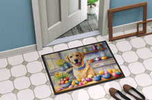 Load image into Gallery viewer, Decorating Easter Yellow Labrador Retriever Doormat