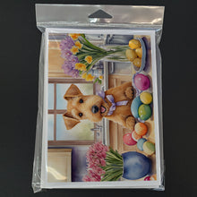 Load image into Gallery viewer, Decorating Easter Lakeland Terrier Greeting Cards - Blank Note Cards – 8-Pack of Artist-Designed Cards with Envelopes