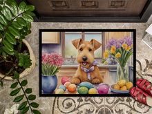 Load image into Gallery viewer, Decorating Easter Lakeland Terrier Doormat