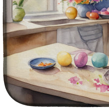Load image into Gallery viewer, Decorating Easter Leonberger Dish Drying Mat
