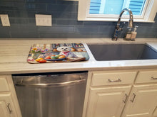 Load image into Gallery viewer, Decorating Easter Maltese Dish Drying Mat
