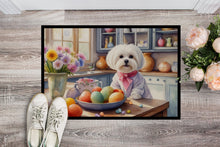 Load image into Gallery viewer, Decorating Easter Maltese Doormat - 18X27 Indoor / Outdoor Rug | Made in USA