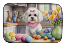 Load image into Gallery viewer, Decorating Easter Maltese Dish Drying Mat