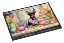 Load image into Gallery viewer, Decorating Easter Miniature Pinscher Doormat