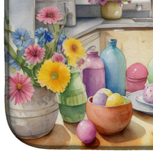 Load image into Gallery viewer, Decorating Easter Newfoundland Dish Drying Mat