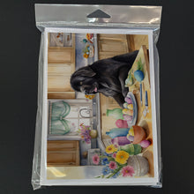 Load image into Gallery viewer, Decorating Easter Newfoundland Greeting Cards - Blank Note Cards – 8-Pack of Artist-Designed Cards with Envelopes