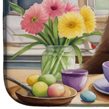 Load image into Gallery viewer, Decorating Easter Newfoundland Dish Drying Mat