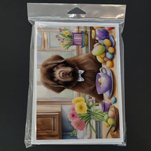 Load image into Gallery viewer, Decorating Easter Newfoundland Greeting Cards - Blank Note Cards – 8-Pack of Artist-Designed Cards with Envelopes