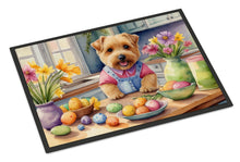 Load image into Gallery viewer, Decorating Easter Norfolk Terrier Doormat