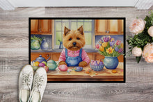 Load image into Gallery viewer, Decorating Easter Norwich Terrier Doormat-24x36 Indoor / Outdoor Rug | Made in USA