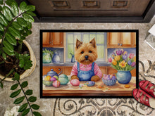 Load image into Gallery viewer, Decorating Easter Norwich Terrier Doormat - 18X27 Indoor / Outdoor Rug | Made in USA