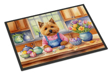 Load image into Gallery viewer, Decorating Easter Norwich Terrier Doormat - 18X27 Indoor / Outdoor Rug | Made in USA