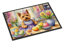 Load image into Gallery viewer, Decorating Easter Norwich Terrier Doormat - 18X27 Indoor / Outdoor Rug | Made in USA