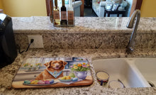 Load image into Gallery viewer, Decorating Easter Nova Scotia Duck Tolling Retriever Dish Drying Mat