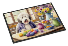 Load image into Gallery viewer, Decorating Easter Old English Sheepdog Doormat