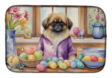 Load image into Gallery viewer, Decorating Easter Pekingese Dish Drying Mat