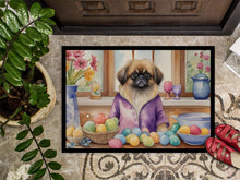 Load image into Gallery viewer, Decorating Easter Pekingese Doormat
