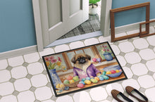 Load image into Gallery viewer, Decorating Easter Pekingese Doormat