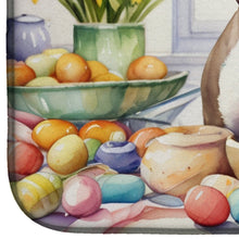 Load image into Gallery viewer, Decorating Easter Pit Bull Terrier Dish Drying Mat