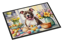 Load image into Gallery viewer, Decorating Easter Pit Bull Terrier Doormat - 18X27 Indoor / Outdoor Rug | Made in USA