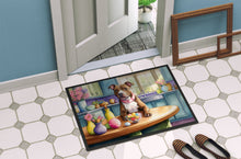 Load image into Gallery viewer, Decorating Easter Pit Bull Terrier Doormat - 18X27 Indoor / Outdoor Rug | Made in USA