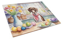 Load image into Gallery viewer, Decorating Easter Pointer Glass Cutting Boards – Durable, Decorative Kitchen Art