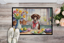 Load image into Gallery viewer, Decorating Easter Pointer Doormat