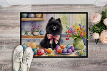 Load image into Gallery viewer, Decorating Easter Pomeranian Doormat - 18X27 Indoor / Outdoor Rug | Made in USA
