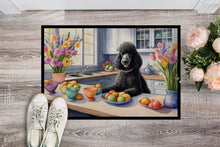 Load image into Gallery viewer, Decorating Easter Black Poodle Doormat - 18X27 Indoor / Outdoor Rug | Made in USA