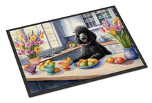 Load image into Gallery viewer, Decorating Easter Black Poodle Doormat - 18X27 Indoor / Outdoor Rug | Made in USA