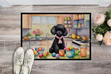 Load image into Gallery viewer, Decorating Easter Black Poodle Doormat - 18X27 Indoor / Outdoor Rug | Made in USA