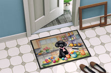 Load image into Gallery viewer, Decorating Easter Black Poodle Doormat - 18X27 Indoor / Outdoor Rug | Made in USA