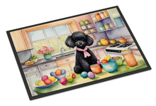 Load image into Gallery viewer, Decorating Easter Black Poodle Doormat - 18X27 Indoor / Outdoor Rug | Made in USA
