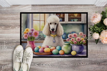 Load image into Gallery viewer, Decorating Easter White Poodle Doormat - 18X27 Indoor / Outdoor Rug | Made in USA