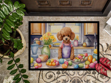 Load image into Gallery viewer, Decorating Easter Poodle Doormat-24x36 Indoor / Outdoor Rug | Made in USA